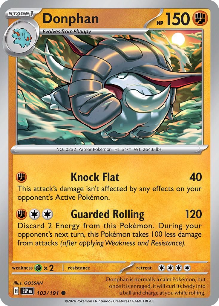Donphan - Surging Sparks 103/191