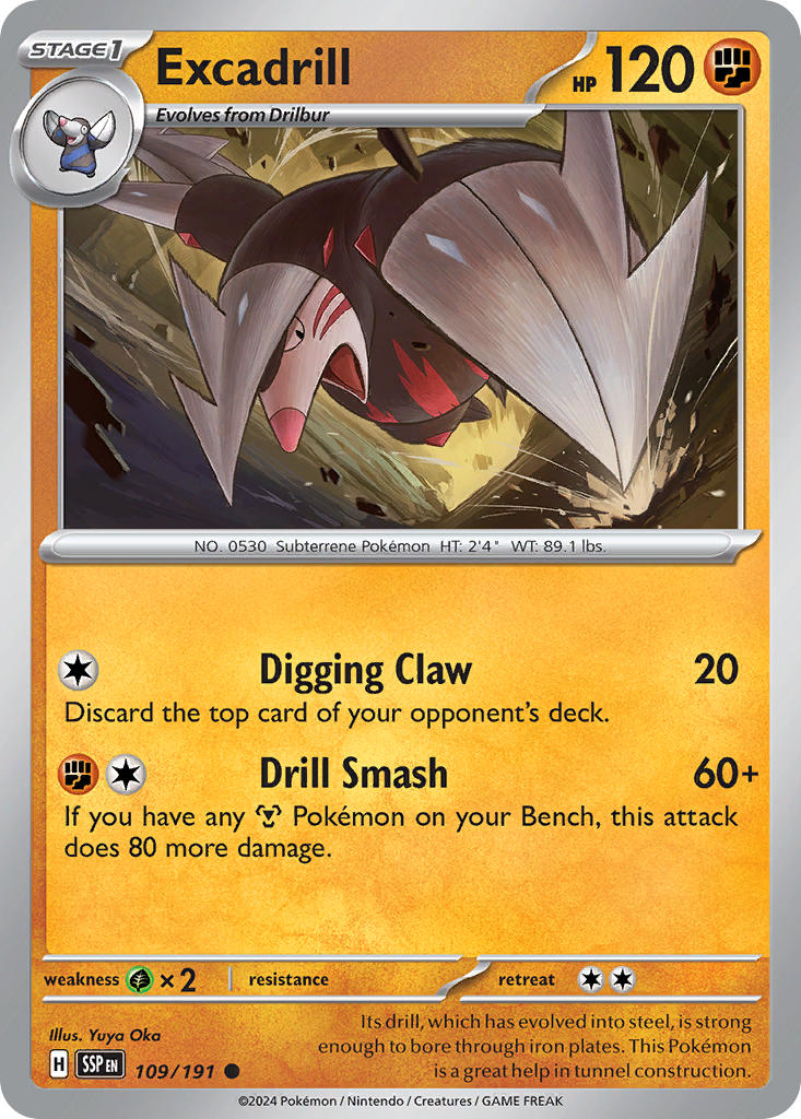 Excadrill - Surging Sparks 109/191