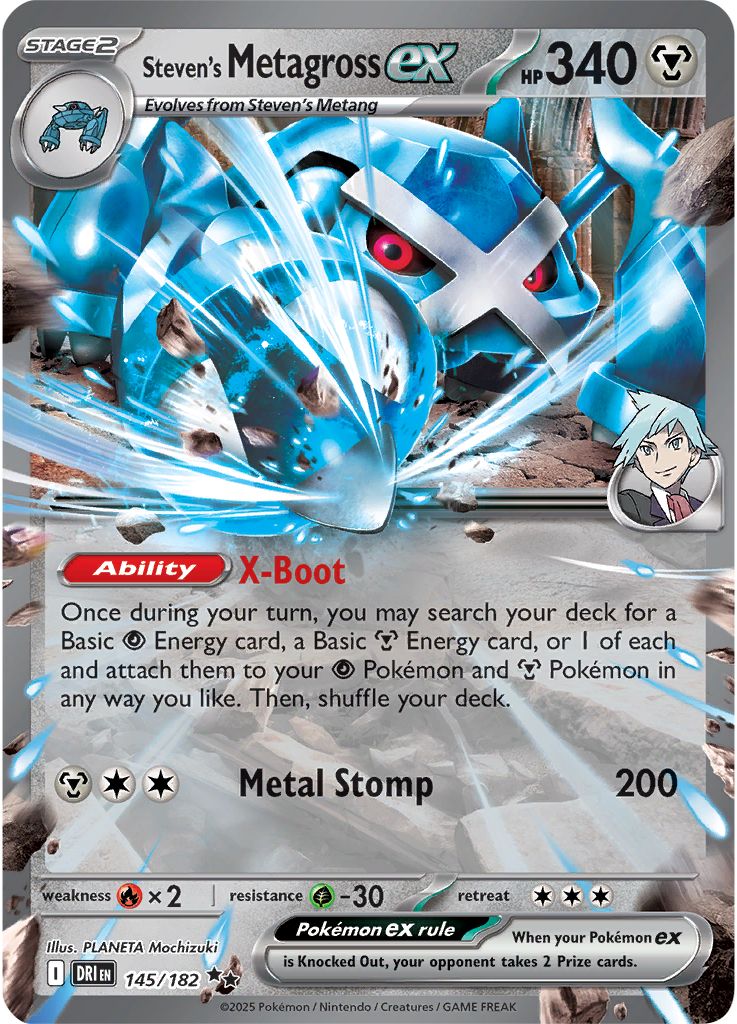 Steven's Metagross ex - Destined Rivals 145/182