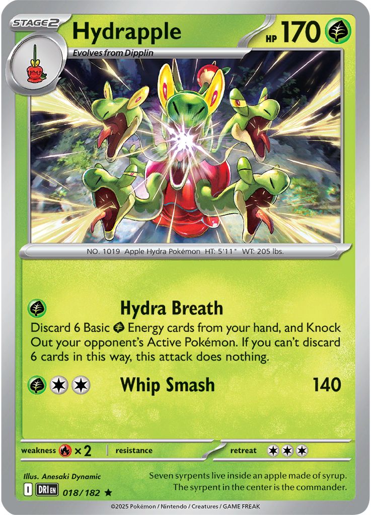 Hydrapple - Destined Rivals 018/182
