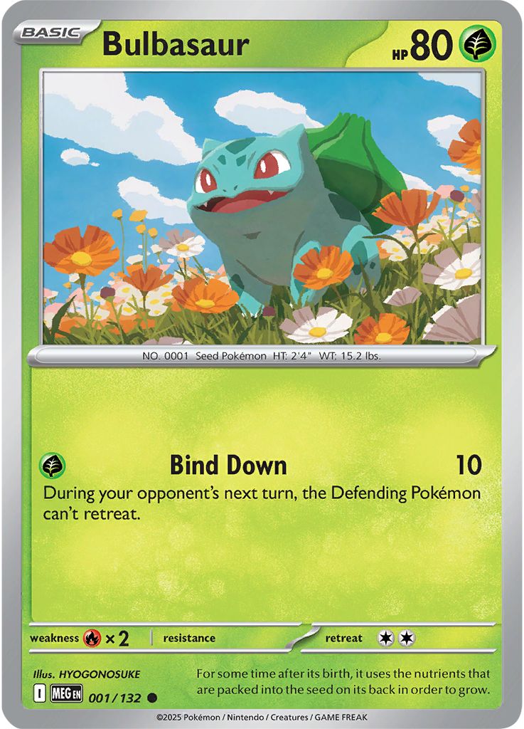 Bulbasaur - Mega Evolution 001/132