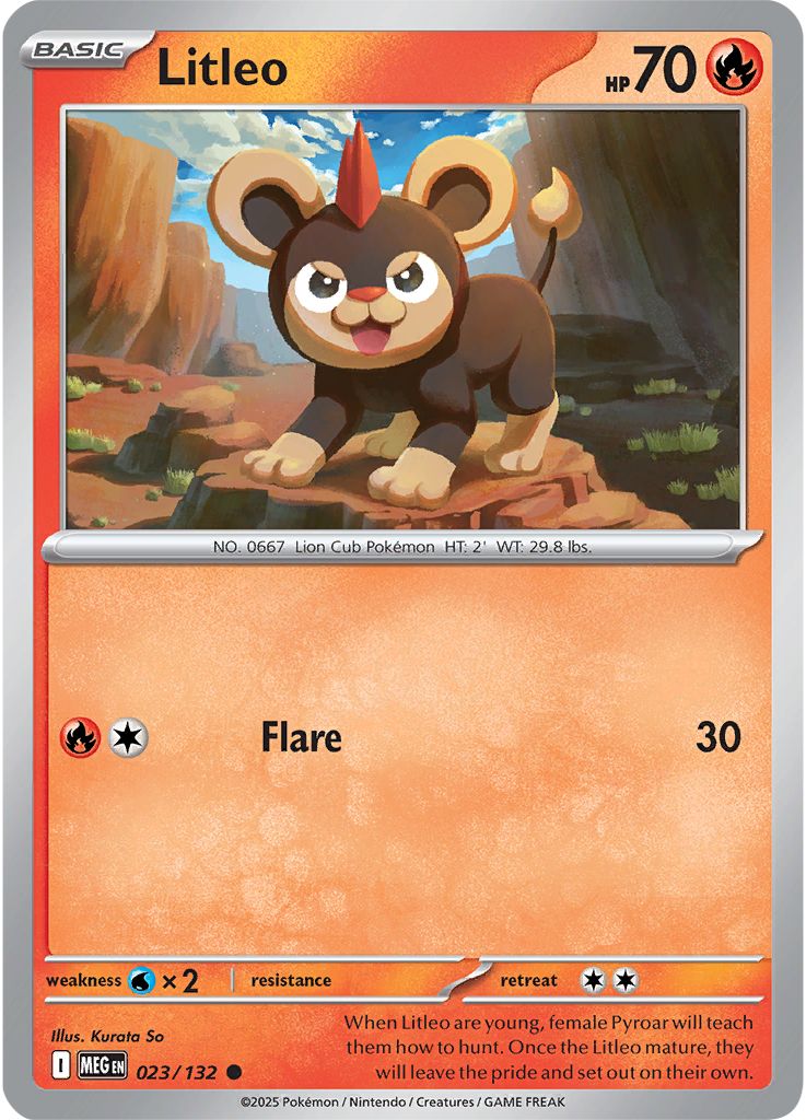 Litleo - Mega Evolution 023/132