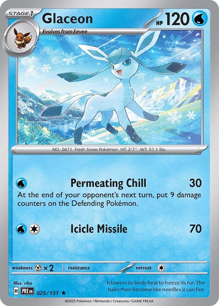 Glaceon - Prismatic Evolutions 025/131