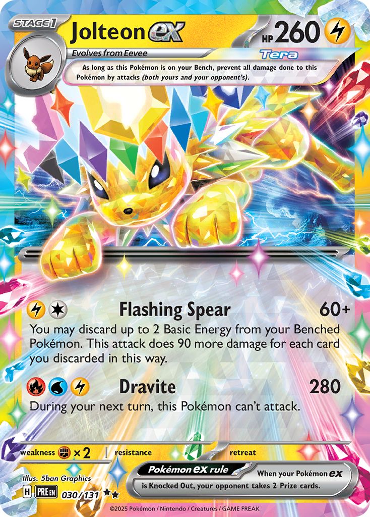 Jolteon ex - Prismatic Evolutions 030/131