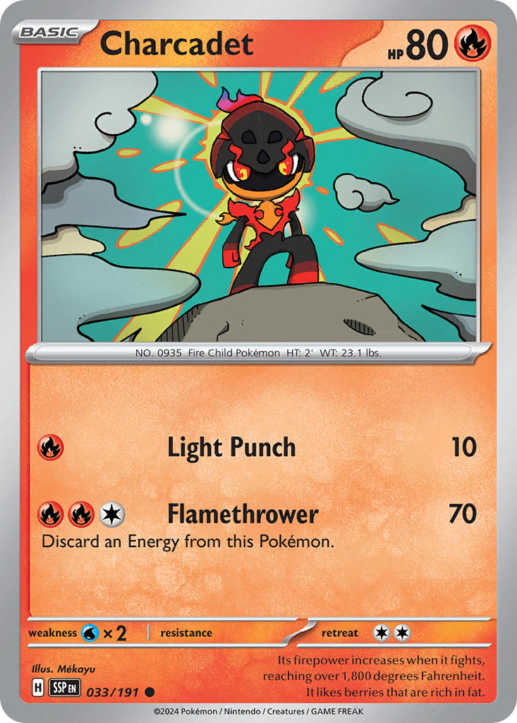 Charcadet - Surging Sparks 033/191