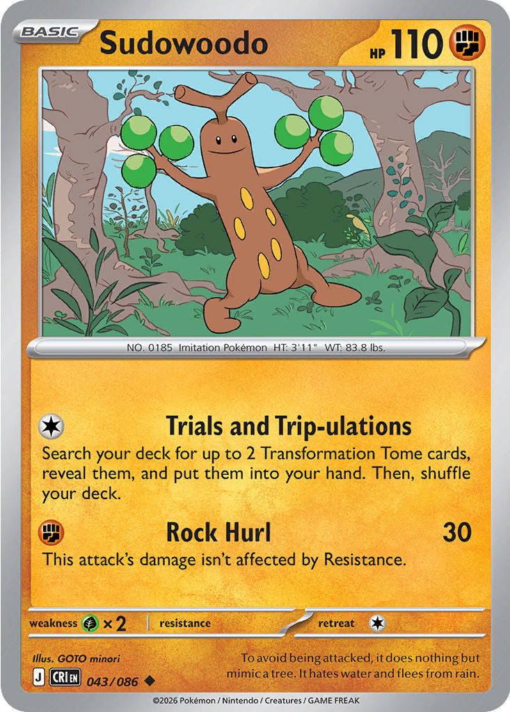 Sudowoodo - Chaos Rising 043/086