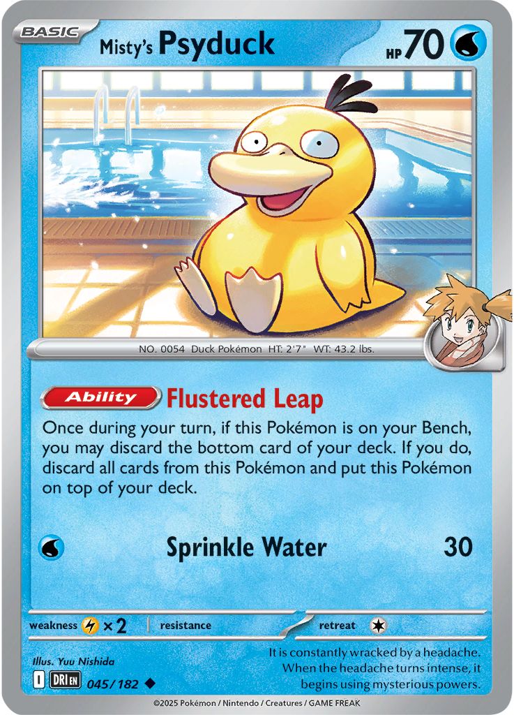 Misty's Psyduck - Destined Rivals 045/182