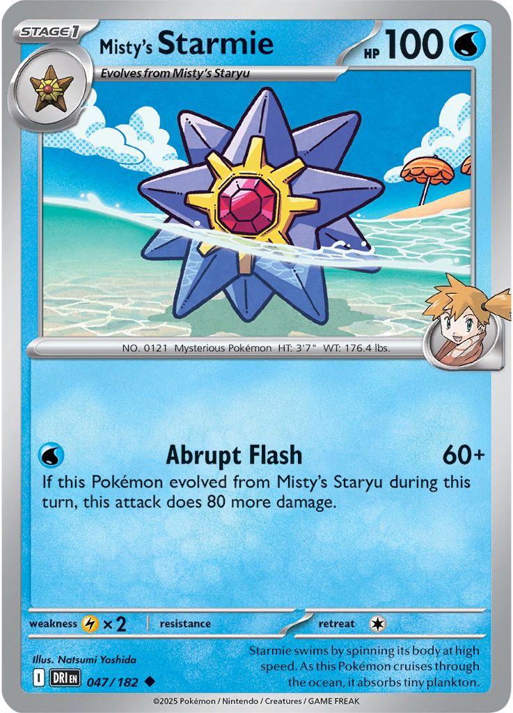 Misty's Starmie - Destined Rivals 047/182