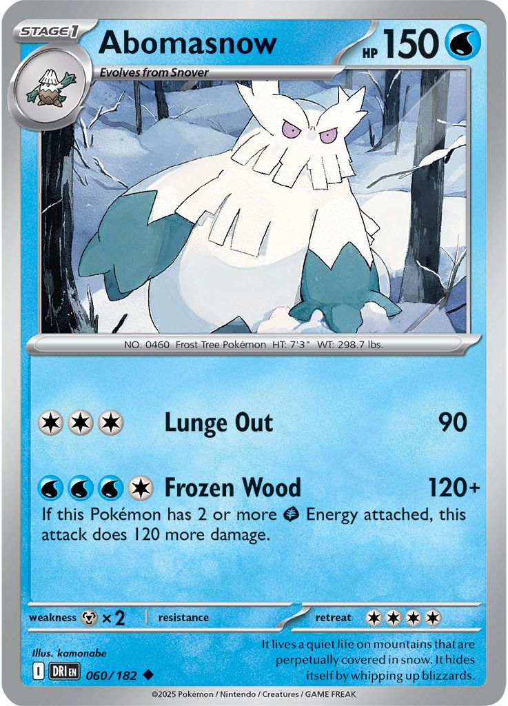 Abomasnow - Destined Rivals 060/182
