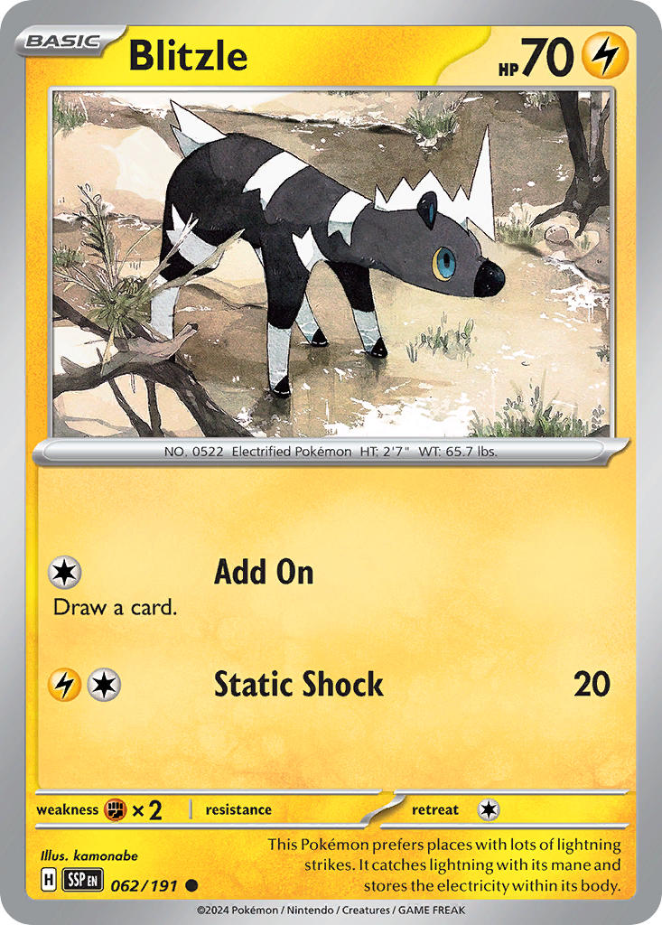 Blitzle - Surging Sparks 062/191