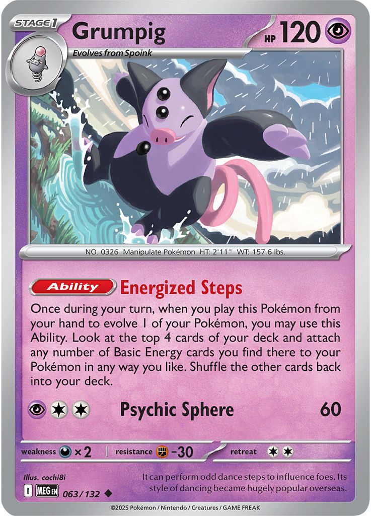 Grumpig - Mega Evolution 063/132