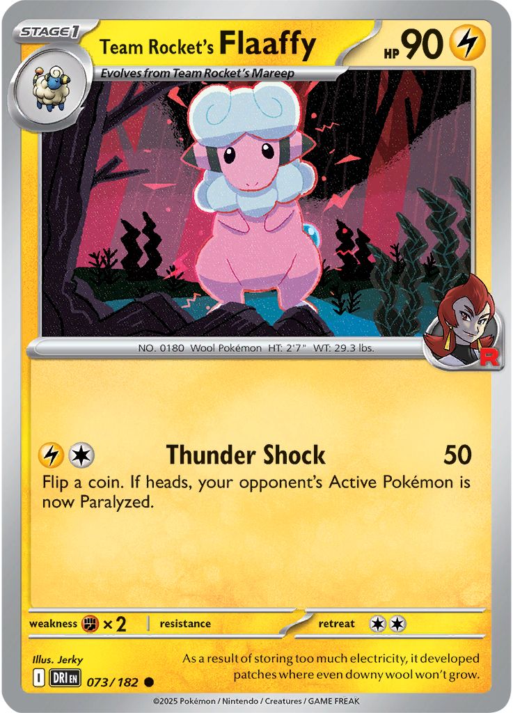Team Rocket's Flaaffy - Destined Rivals 073/182