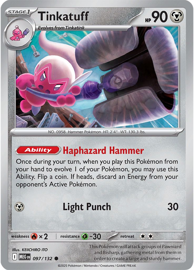 Tinkatuff - Mega Evolution 097/132