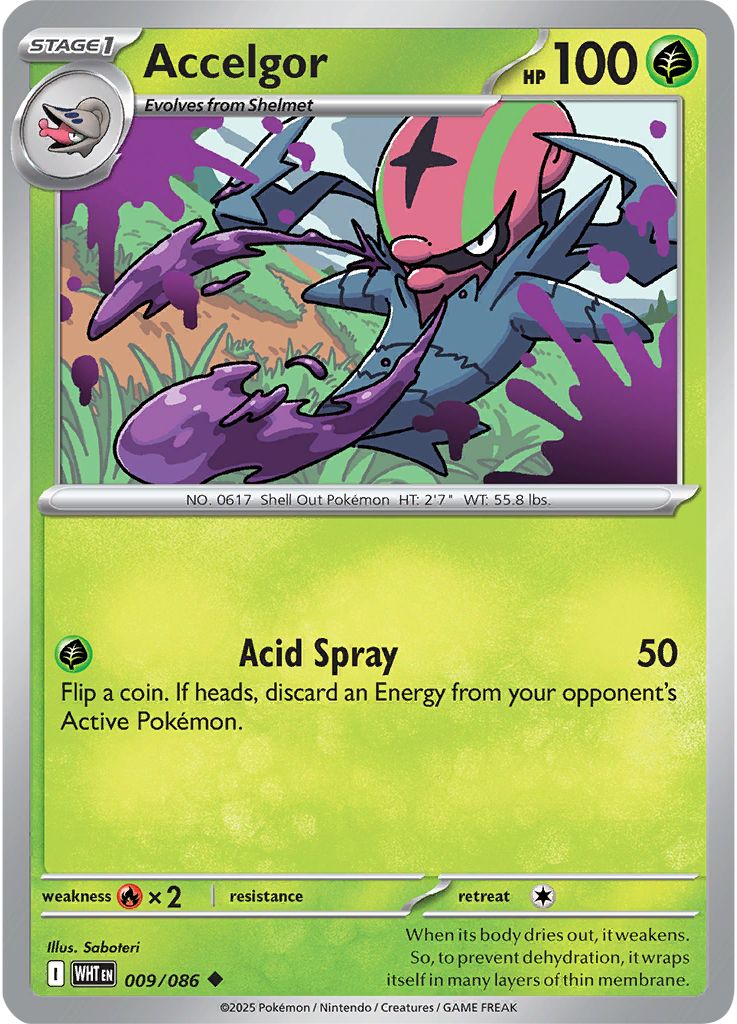 Accelgor - White Flare 009/086