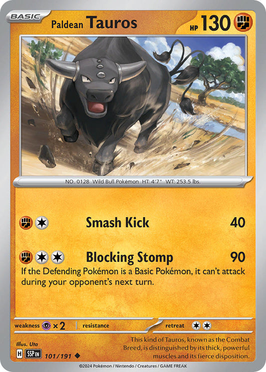 Paldean Tauros - Surging Sparks 101/191