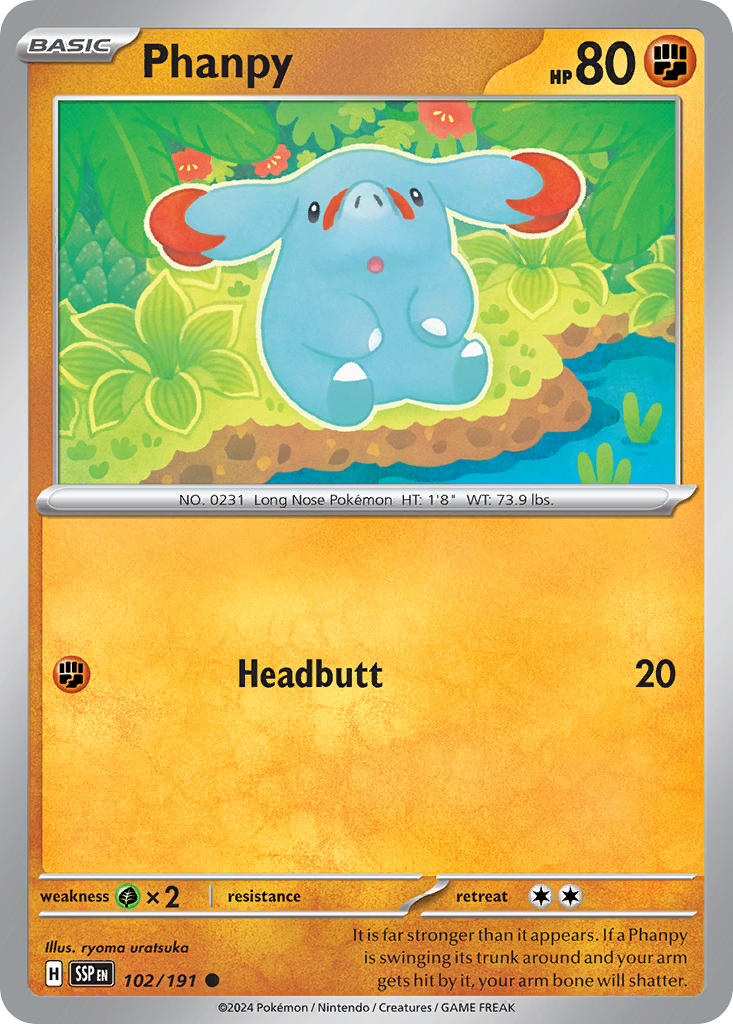 Phanpy - Surging Sparks 102/191