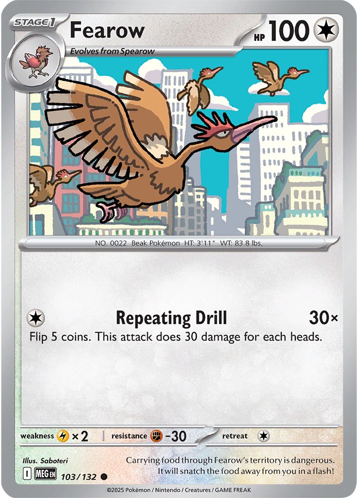 Fearow - Mega Evolution 103/132