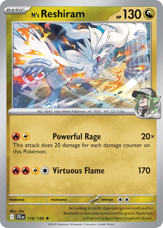N's Reshiram - Journey Together 116/159