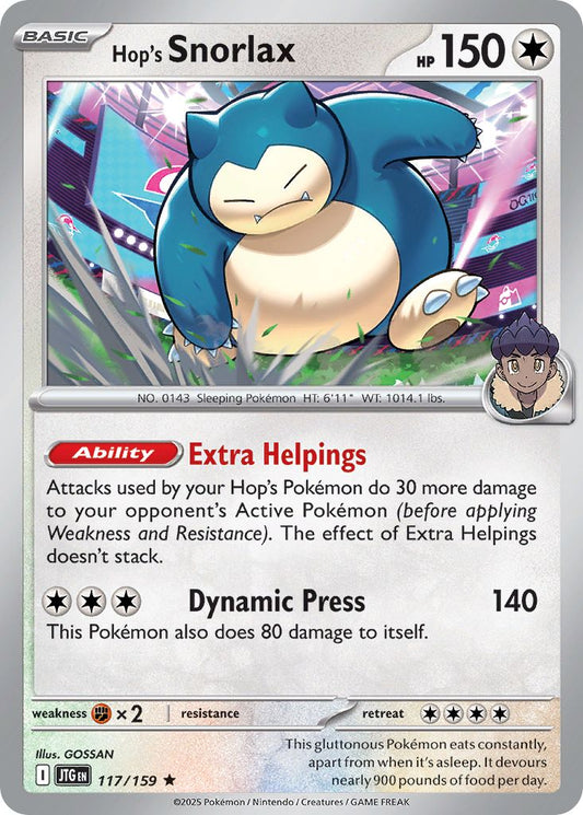 Hop's Snorlax - Journey Together 117/159