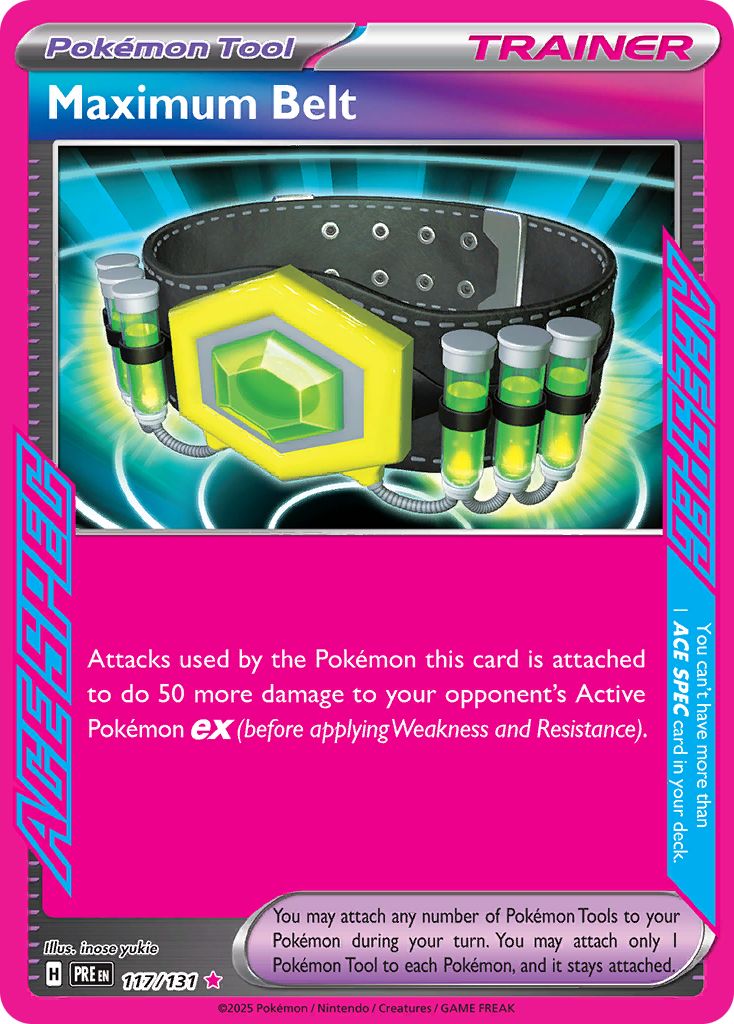 Maximum Belt - Prismatic Evolutions 117/131
