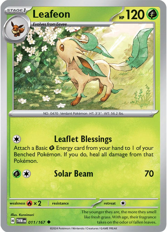 Leafeon - Twilight Masquerade 011/167
