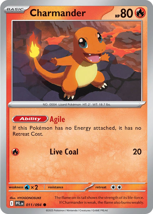 Charmander - Phantasmal Flames 011/094