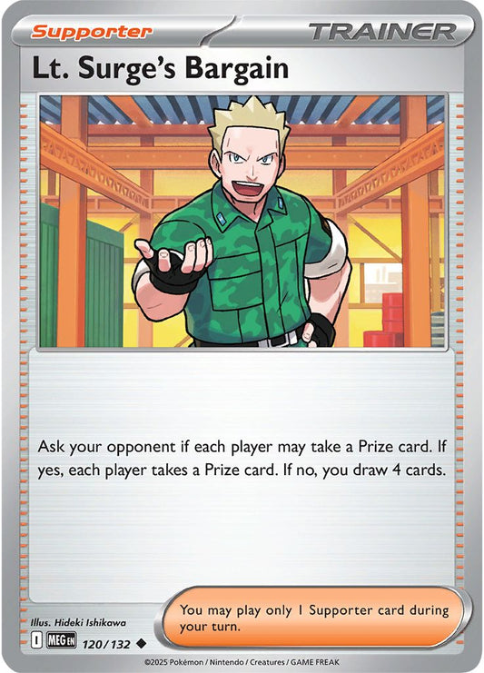 Lt. Surge's Bargain - Mega Evolution 120/132