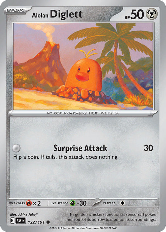 Alolan Diglett - Surging Sparks 122/191