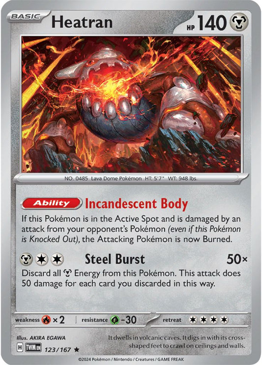 Heatran - Twilight Masquerade 123/167
