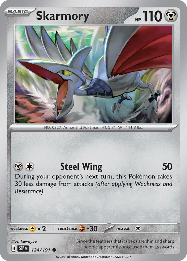 Skarmory - Surging Sparks 124/191