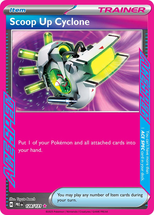 Scoop Up Cyclone - Prismatic Evolutions 128/131