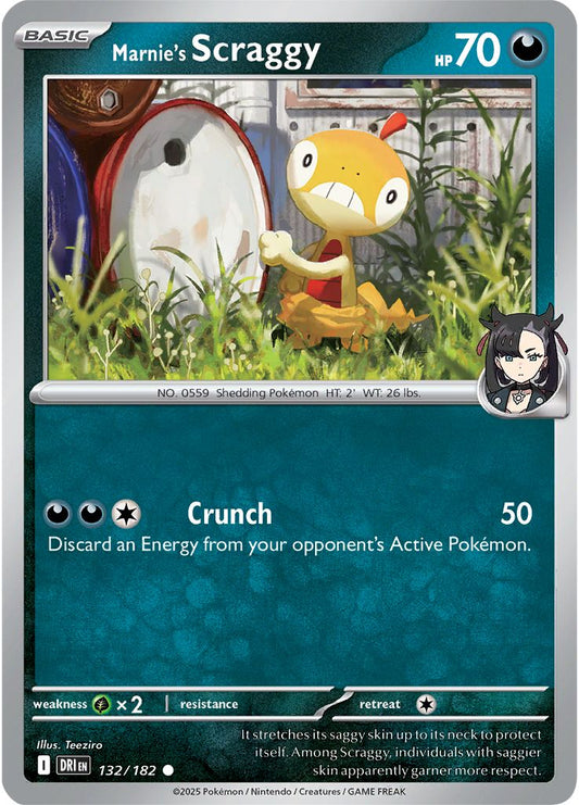 Marnie's Scraggy - Destined Rivals 132/182