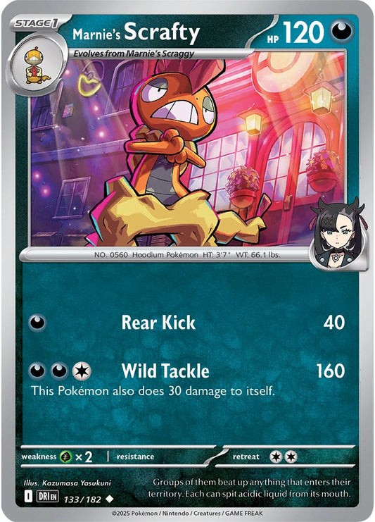 Marnie's Scrafty - Destined Rivals 133/182