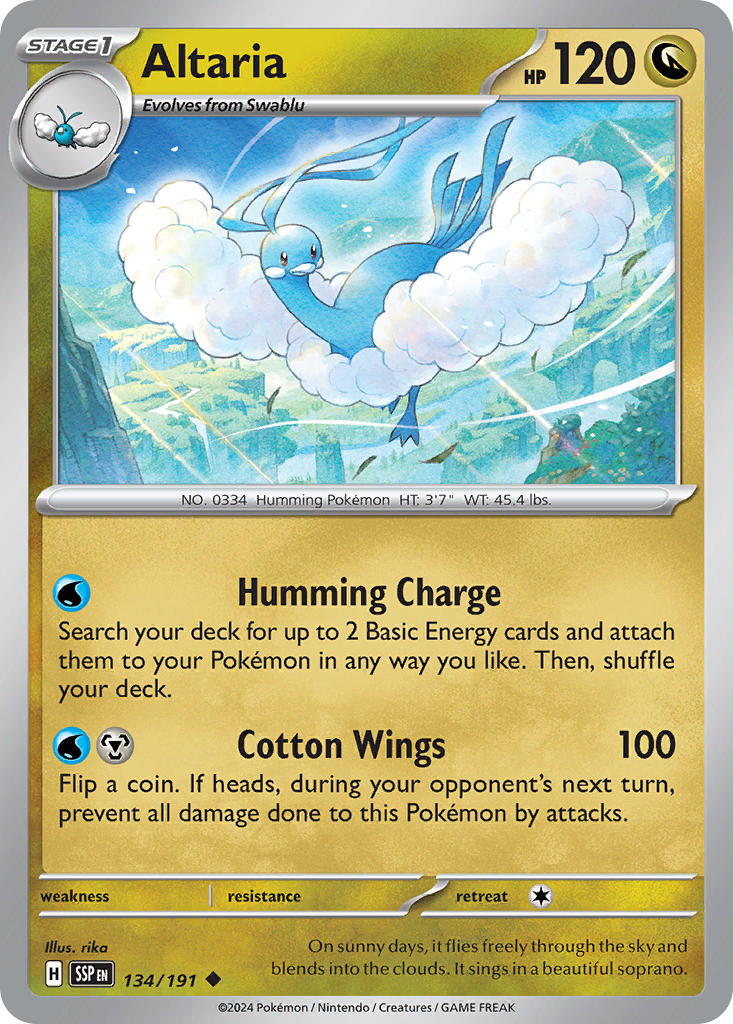 Altaria - Surging Sparks 134/191