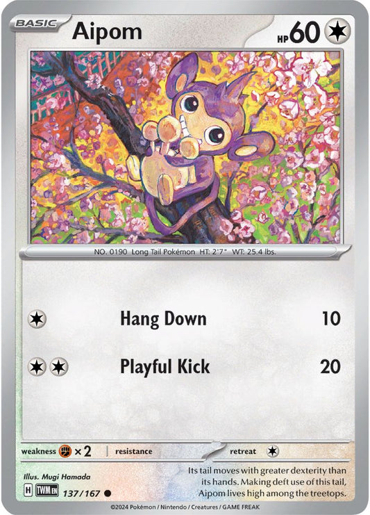 Aipom - Twilight Masquerade 137/167