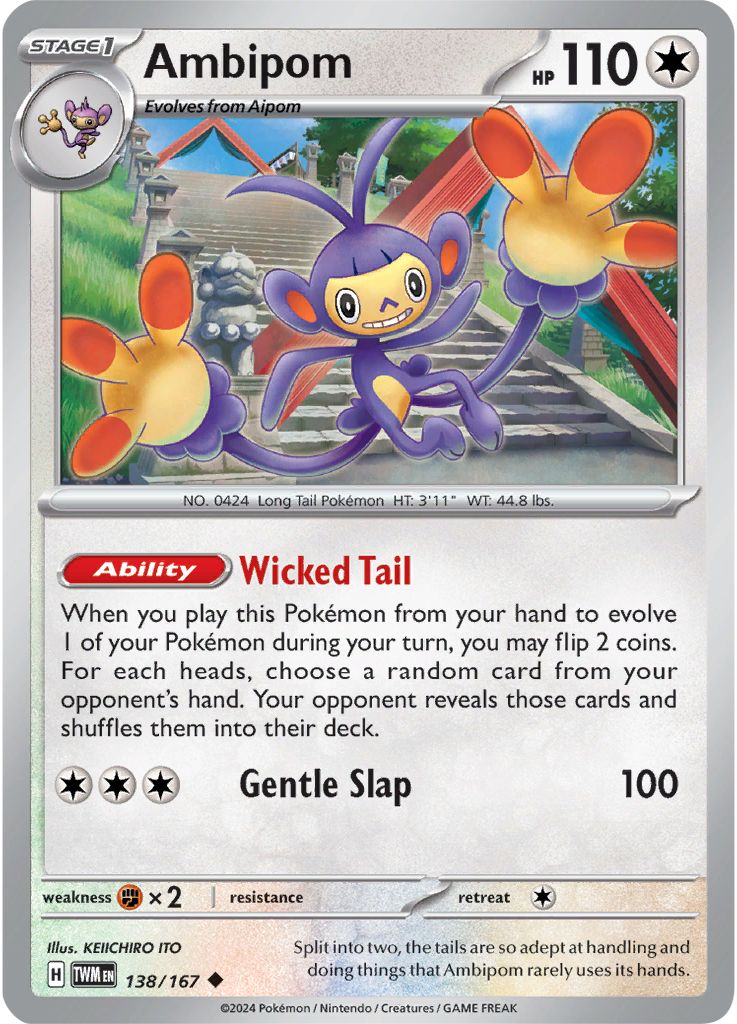 Ambipom - Twilight Masquerade 138/167