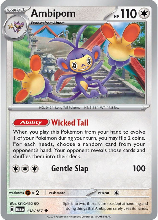 Ambipom - Twilight Masquerade 138/167