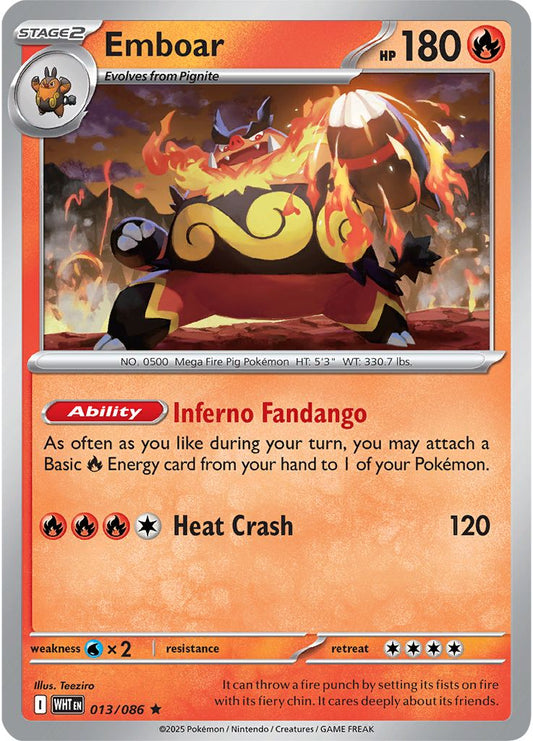 Emboar - White Flare 013/086