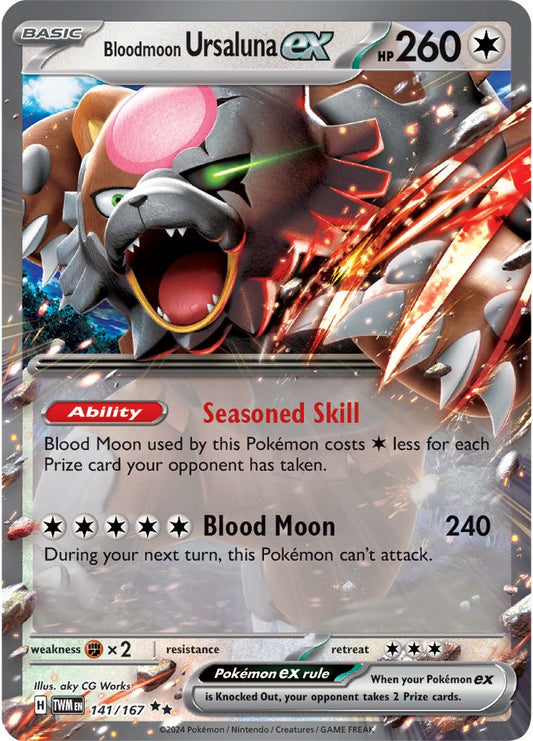 Bloodmoon Ursaluna ex - Twilight Masquerade 141/167