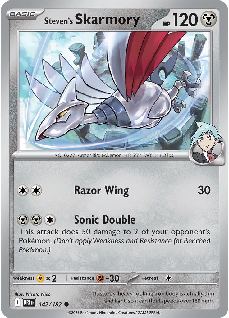 Steven's Skarmory - Destined Rivals 142/182