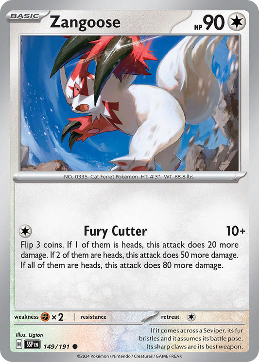 Zangoose - Surging Sparks 149/191