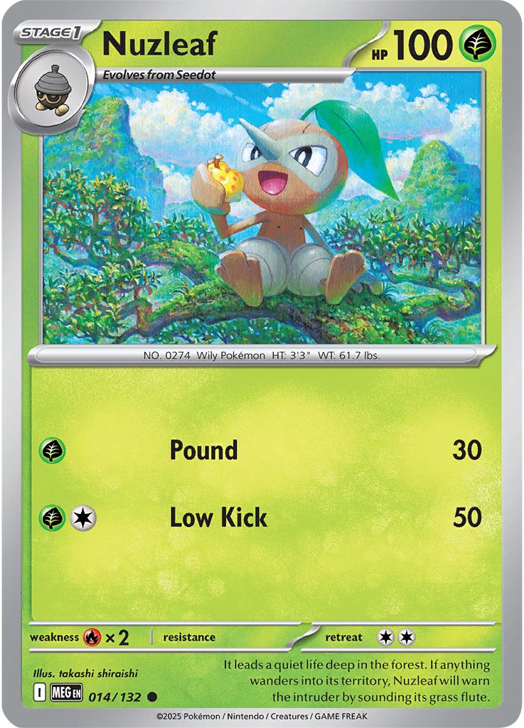 Nuzleaf - Mega Evolution 014/132