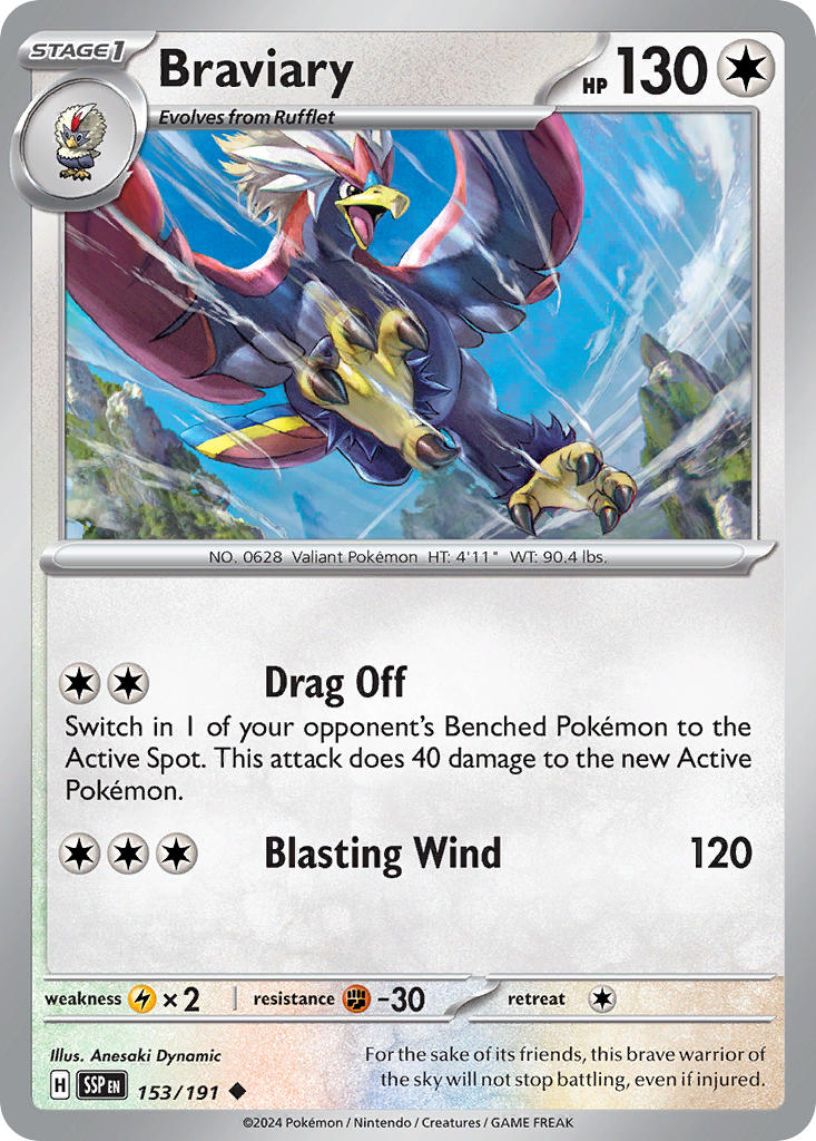 Braviary - Surging Sparks 153/191