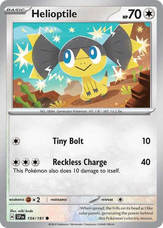 Helioptile - Surging Sparks 154/191
