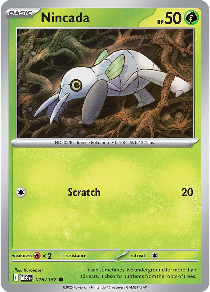 Nincada - Mega Evolution 016/132