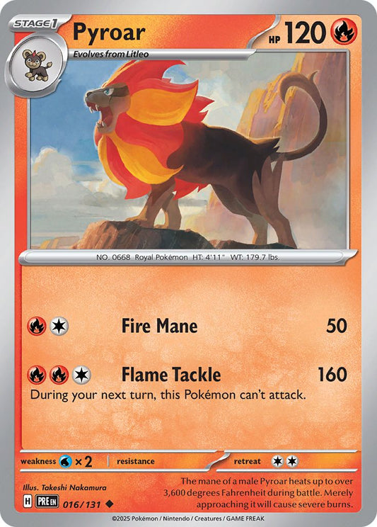 Pyroar - Prismatic Evolutions 016/131