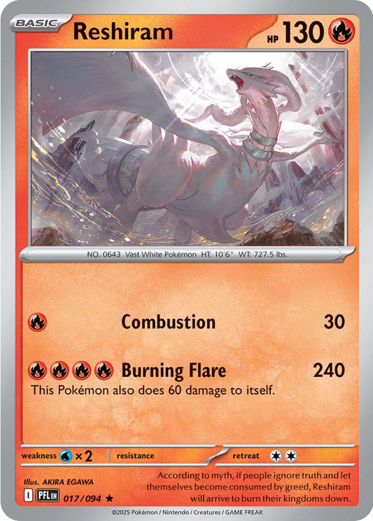Reshiram - Phantasmal Flames 017/094