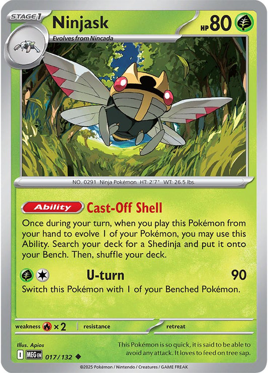 Ninjask - Mega Evolution 017/132