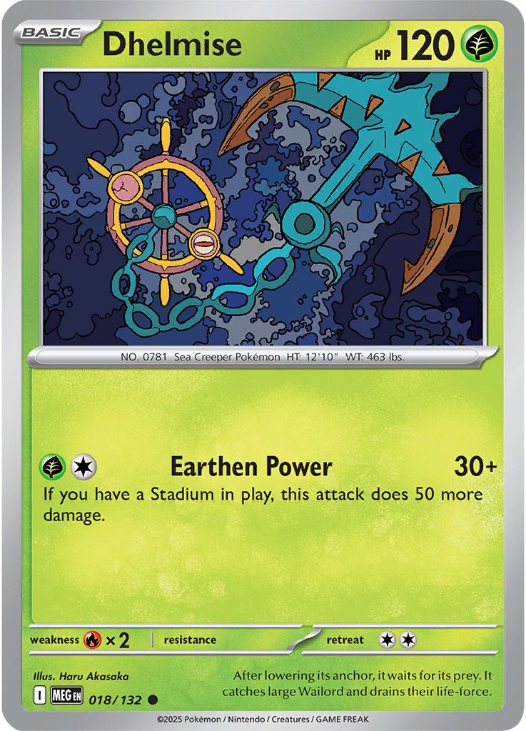 Dhelmise - Mega Evolution 018/132