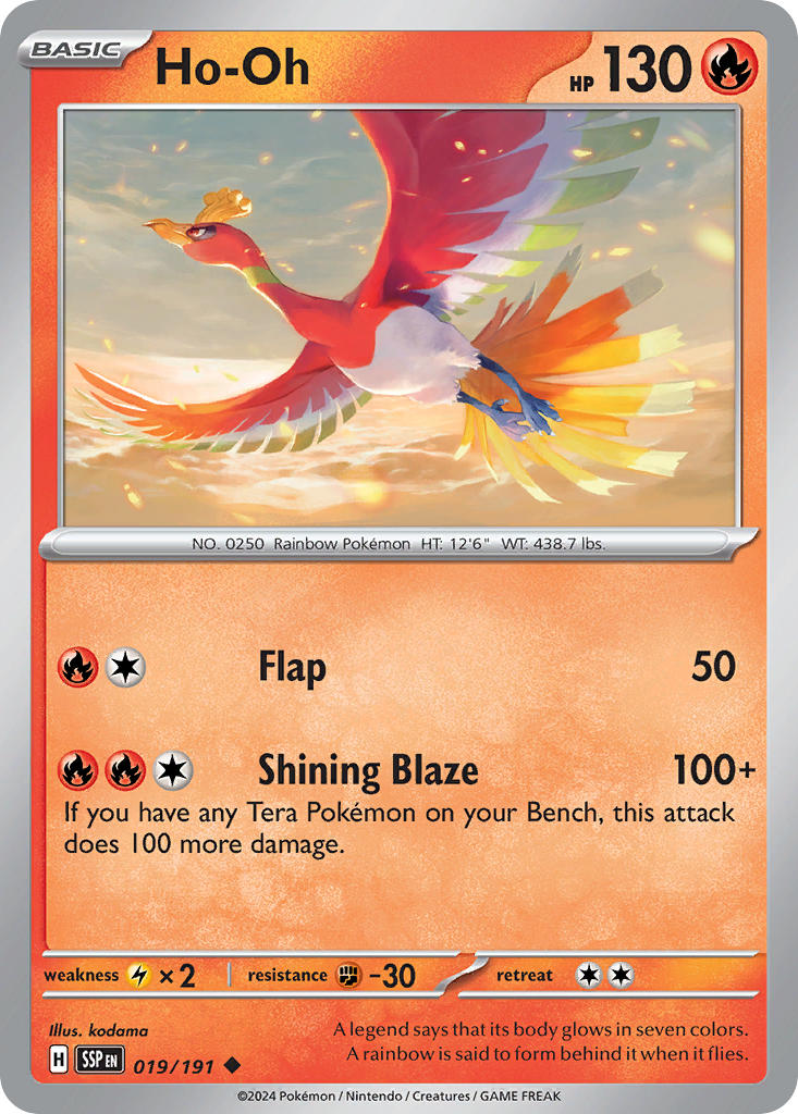 Ho-Oh - Surging Sparks 019/191